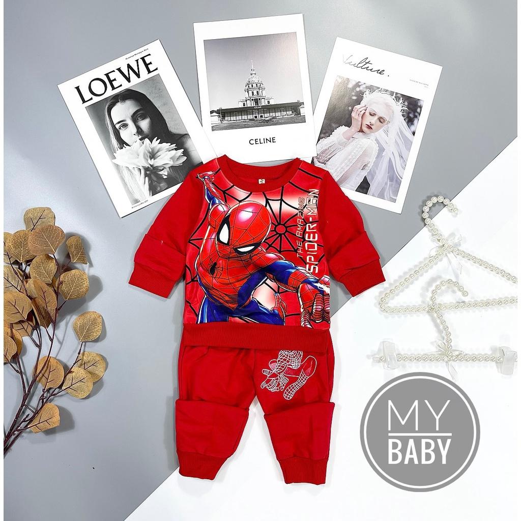 Bộ quần áo siêu nhân cho bé trai 8-18kg Củ khoai tây shop chất da cá mềm mịn cực đẹp giá đặc biệt