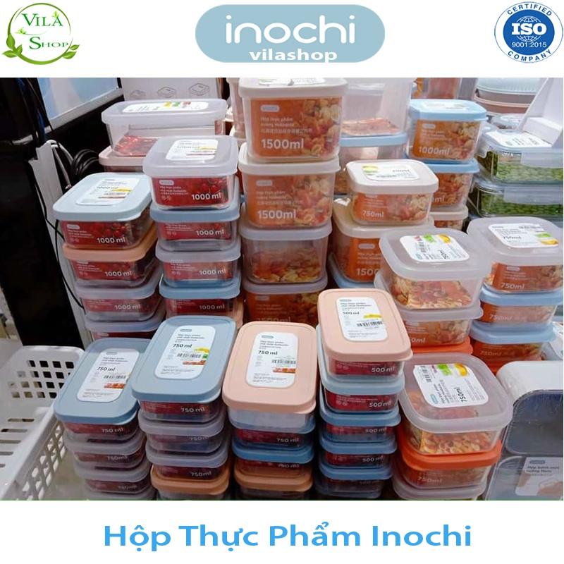 Hộp Thực Phẩm, Hộp Nhựa Chữ Nhật Cao Cấp Inochi - Không Mùi Nhựa Sử Dụng An Toàn Trong Lò Vi Sóng