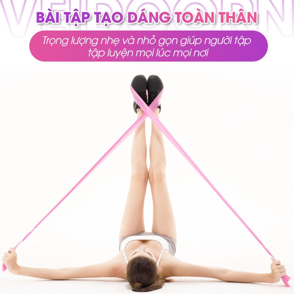 Dây Đàn Hồi Kháng Lực Veidoorn, Dây Thun Tập Yoga Gym, Dây Cao Su Tập Thể Dục, Phụ Kiện Tập Gym Nữ - AMBERVIETNAM