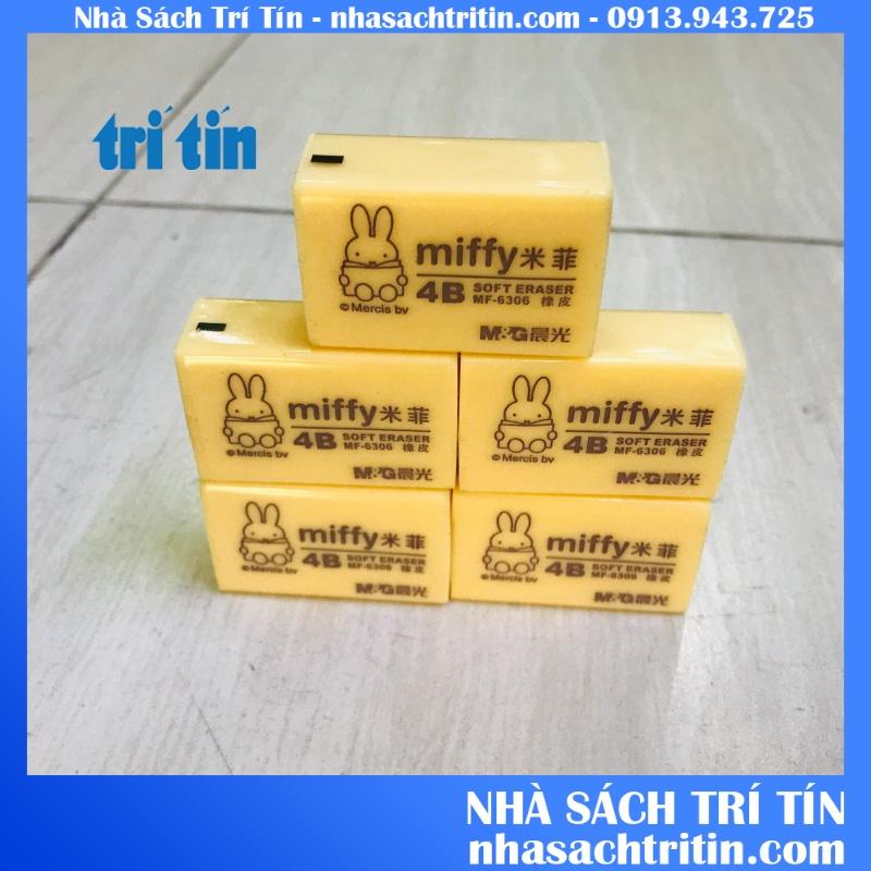 Gôm Tẩy Bút Chì Màu Vàng Tẩy Sạch Không Độc Hại M&G miffy