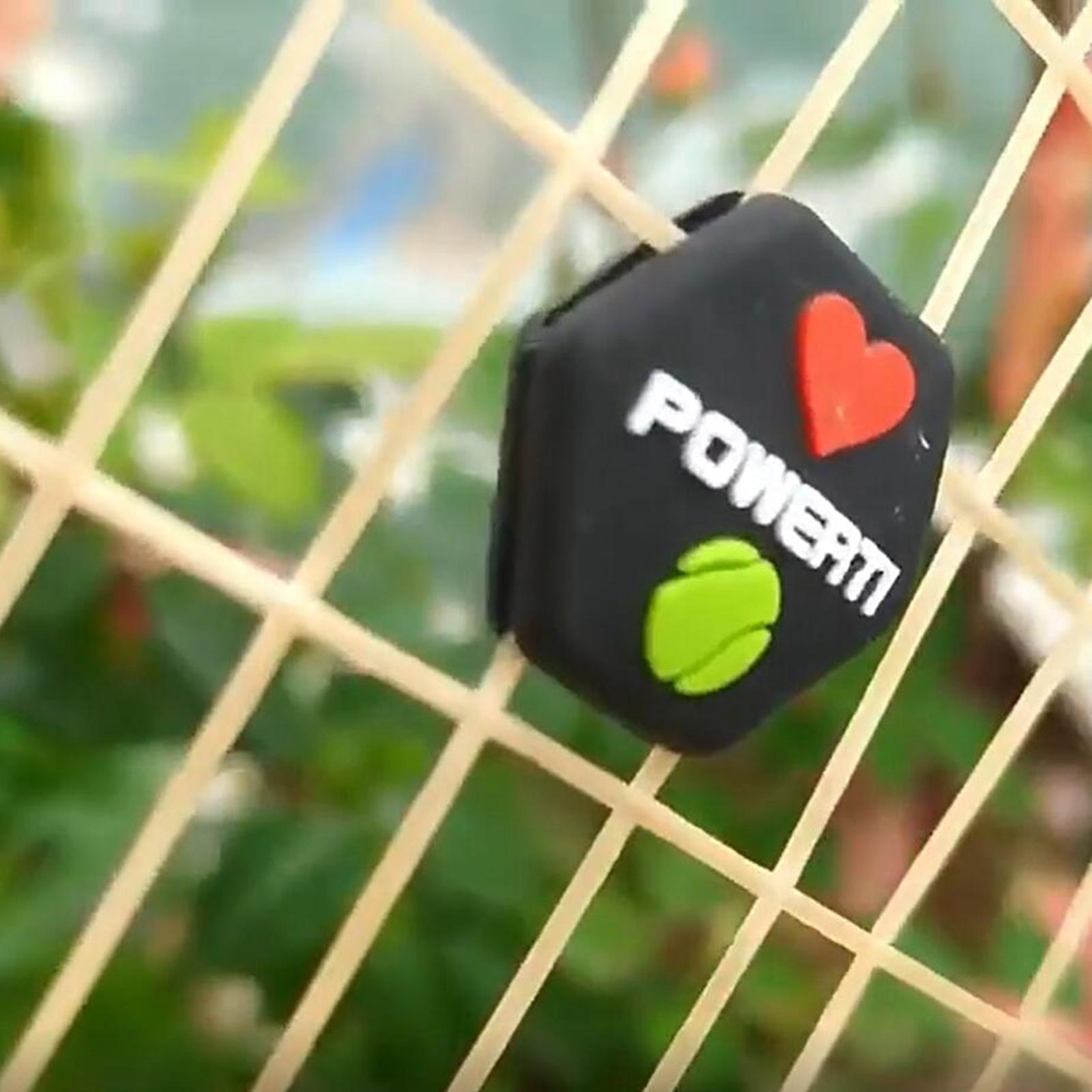 3 Pieces Tennis Racquet Vibration Stoppers Silicone Shock Absorption Shock Absorbers Tennis Racket Vibration Dampeners for Reduce Vibration