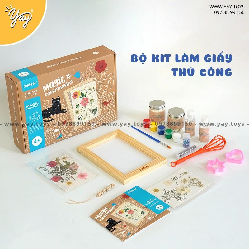 Bộ Làm Giấy Thủ Công Magic Papermaking - Mideer