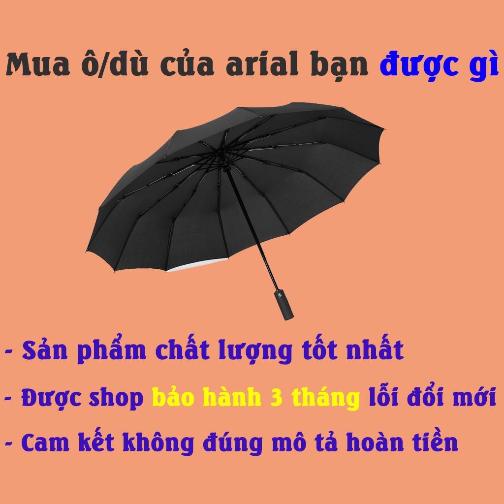 Ô Dù Che Mưa Che Nắng Chống Tia UV Chất Liệu Vải Dù Chống Thấm Có Vành Phản Quang Khung Thép Siêu Bền