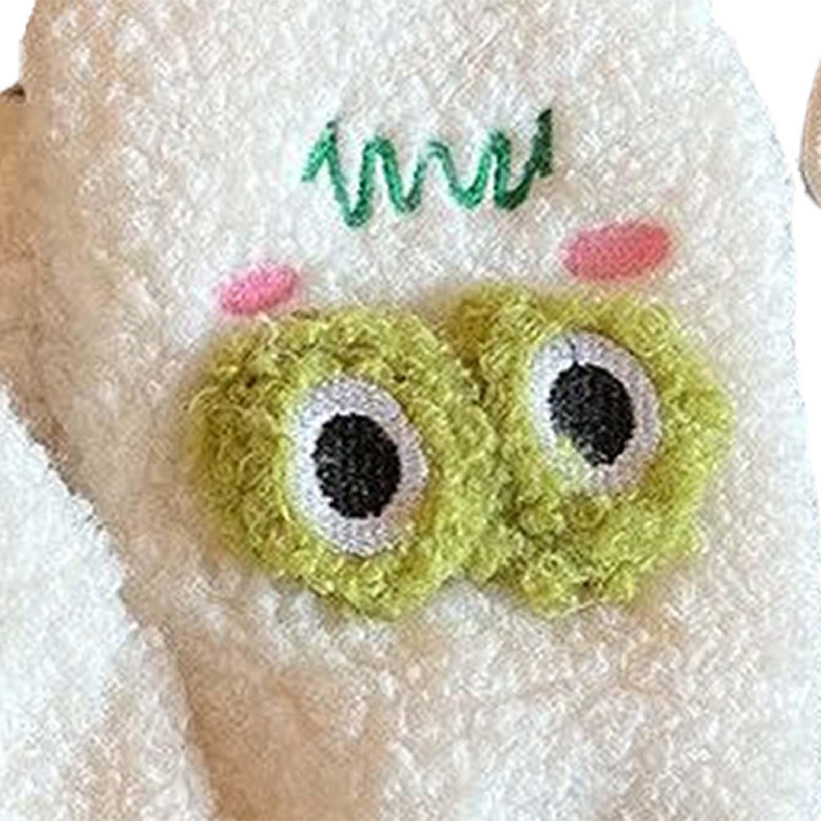 Plush Gloves Full Finger Keep Warm Soft for Outdoor Skiing Cycling Hiking Ladies