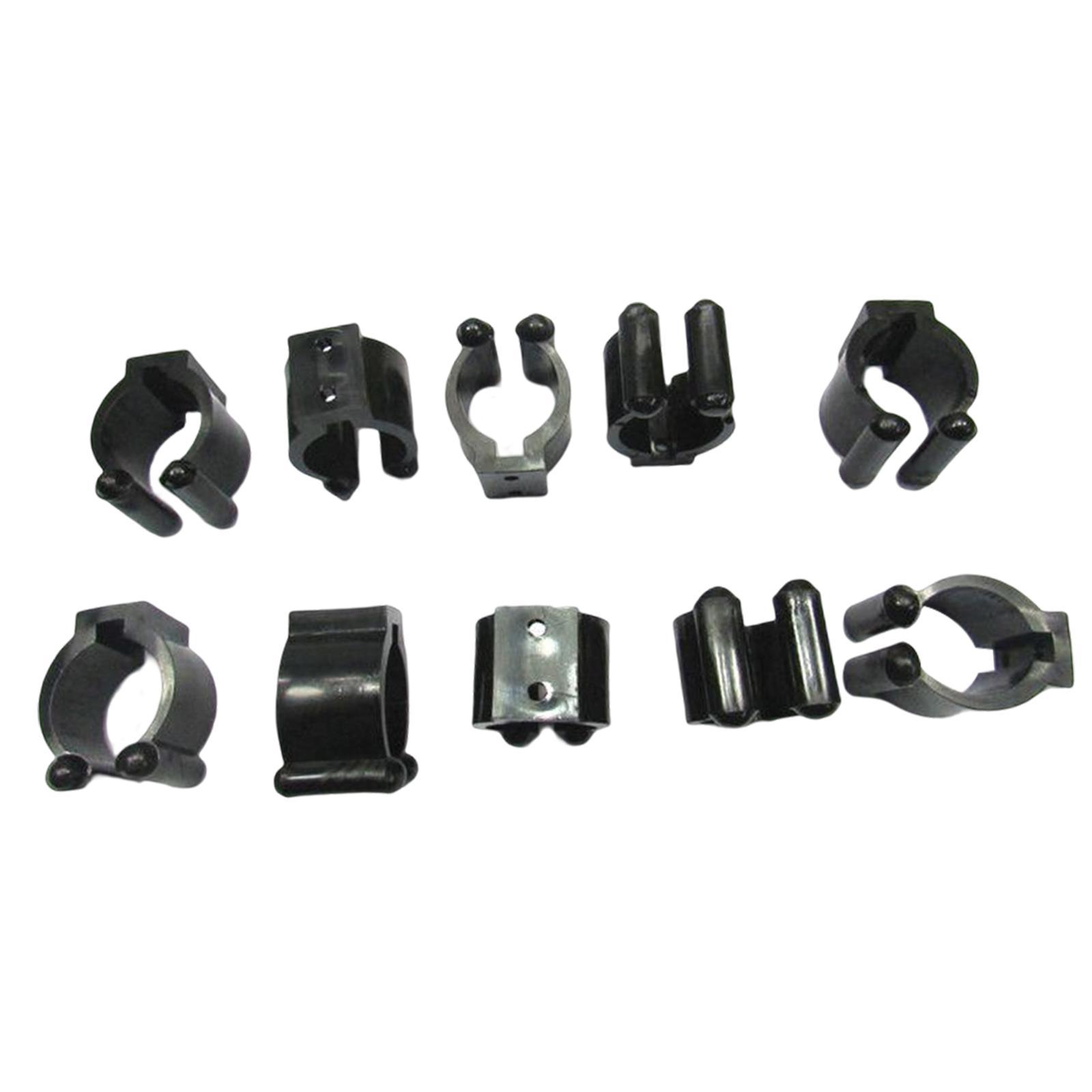 Black fishing rod storage clips accessories Large