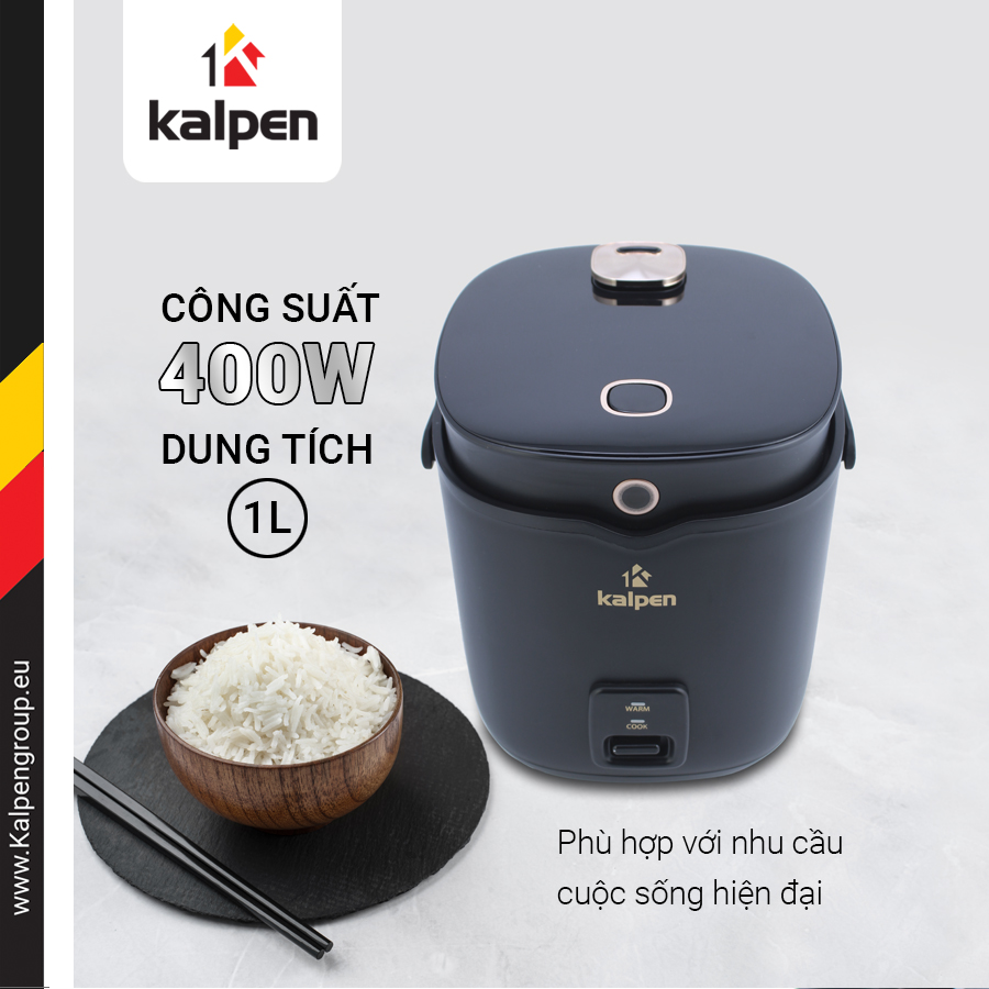 Nồi cơm điện cao cấp Kalpen R3 Dung tích 1L Hàng Chính hãng