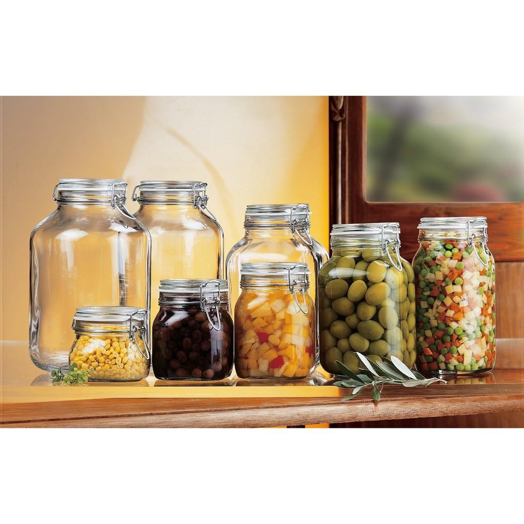 Hũ thủy tinh nắp cài Fido 3000ml