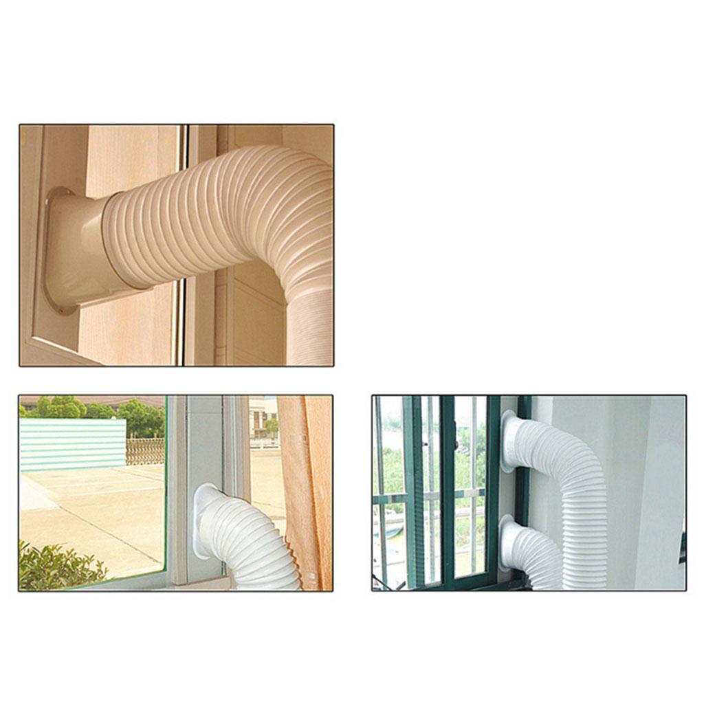 5pcs/set Universal Conditioner Exhaust Hose 5.9in Dia.