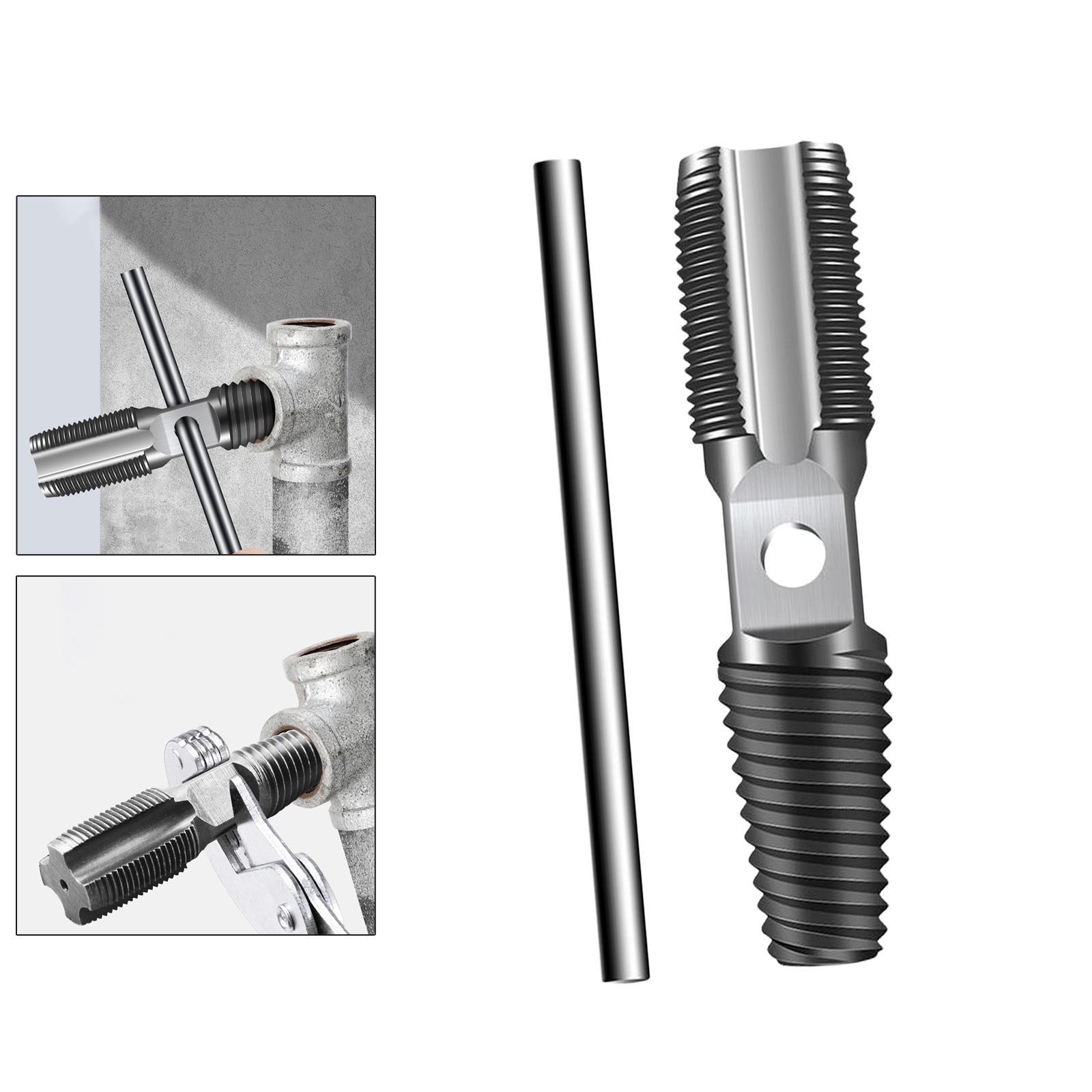 Screw Bolt Extractor, Double Head Damaged Screw Broken Blot Removal Tool for Pipes Valve Faucet