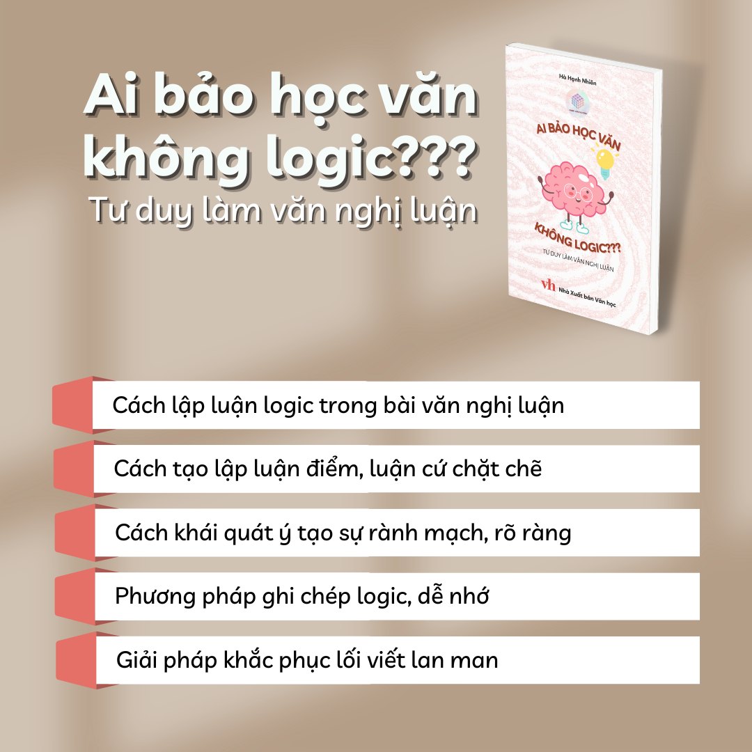 Sách Ai Bảo Học Văn Không Logic??? - Rubik Văn Chương