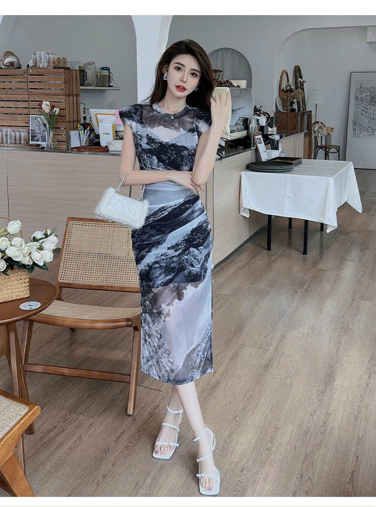 ĐẦM BODDY THUN LƯỚI SANG CHẢNH