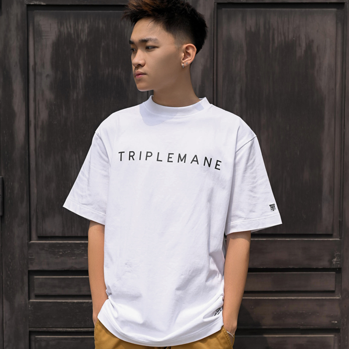 Áo thun cộc tay nam nữ Unisex NO1 Deluxe Tee - White- vải 100% Cotton Premium thoáng mát không bai xù, co giãn 2 chiều, định lượng lên đến 260gsm