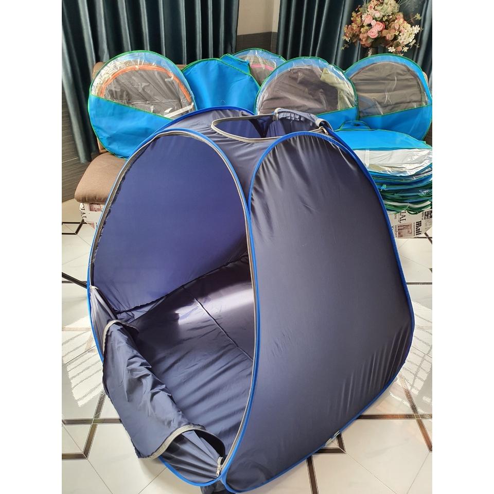 Lều Xông Hơi Khung Cacbon BH 1 năm - Chống Thấm Nước - Vải Dầy Ngoài Nhìn Vô Không Thấy Bóng - Chui Đầu