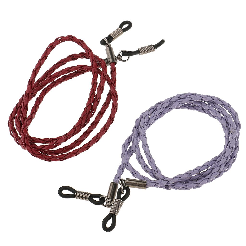 Set of 6pcs Eyeglass Reading Spectacles Sunglasses Glasses Holder Cord Chain