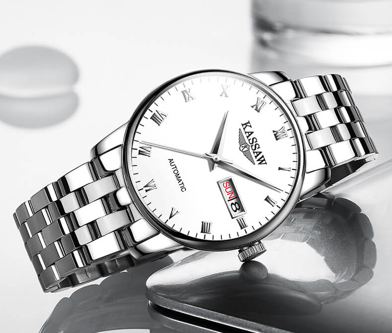 Đồng hồ nam chính hãng KASSAW K853-3 chống nước,chống xước,kính sapphire ,hàng mới 100% ,Đồng hồ cơ