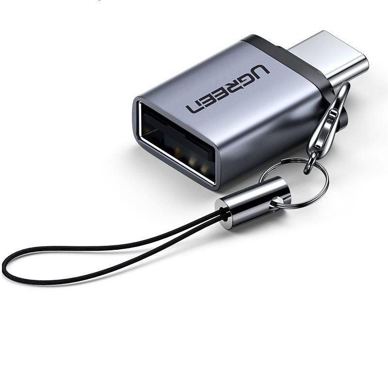 Ugreen UG50283US270TK Màu Đen Đầu chuyển đổi TYPE C sang USB 3.0 vỏ nhôm - HÀNG CHÍNH HÃNG