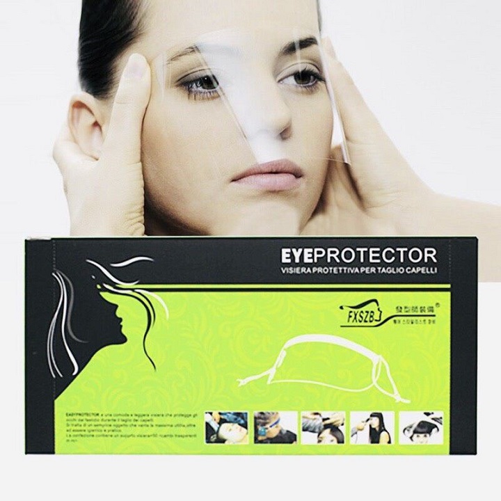 Hộp 50 miếng dán che mặt khi làm tóc bảo vệ mắt, mũi, miệng không bị va vụn tóc và thuốc nhuộm