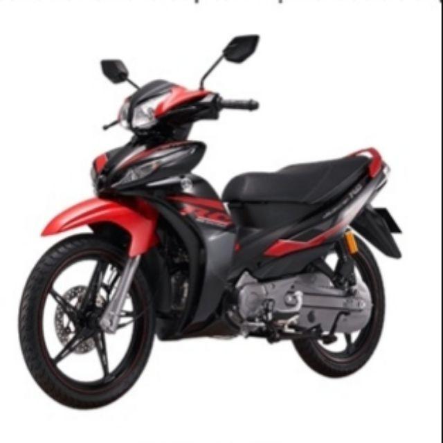 Tem rời jupiter fi RC đỏ xám xe đen