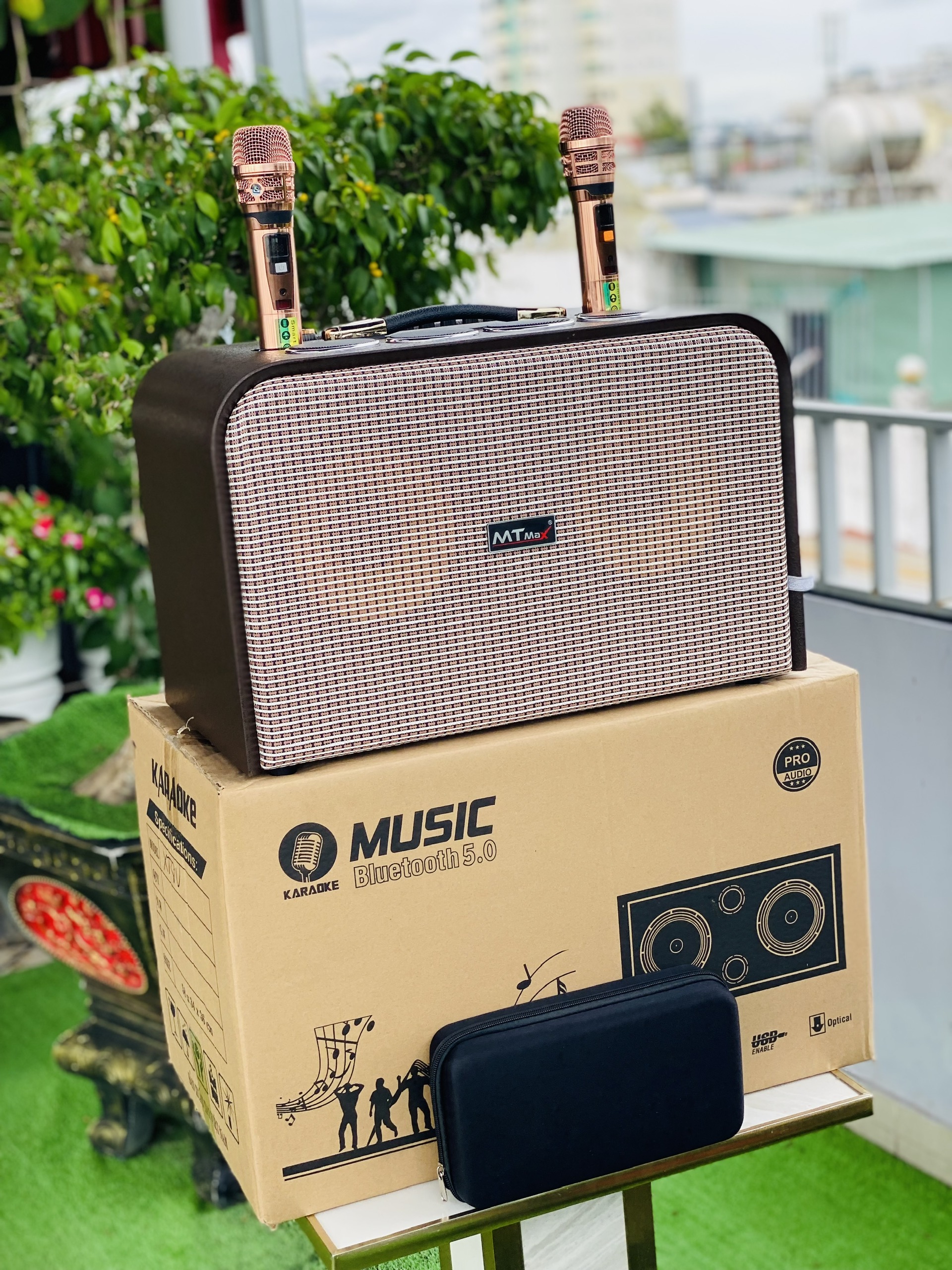 Loa L1 Pro Karaoke Nghe  Nhạc Di Động Cao Cấp 8 Đường Tiếng Loa Bass Đôi 25cm  Micro Hợp Kim  Hát Cực Hay Hàng Nhập Khẩu