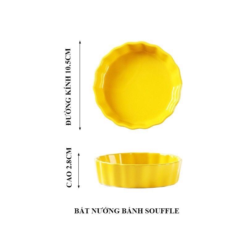Bát nước chấm, sốt, Đĩa gia vị hay đựng đồ ăn kèm, Chén sứ làm bánh souffle