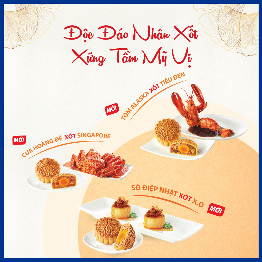 Bánh trung thu KIDO vị Jambon Băt Bửu 1 trứng-0 trứng ( Tặng kèm hộp cao cấp đơn 2 bánh , 4 bánh)