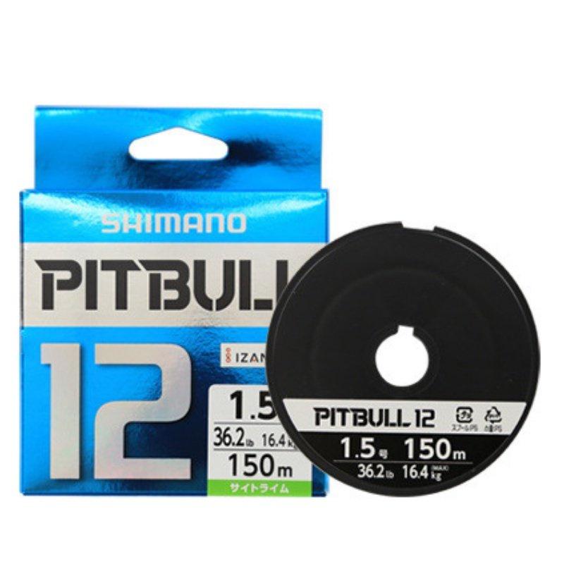 Dù Câu Cá Shimano PITBULL X12 150M Dây Câu Cá PE Dây Dù Câu Cá Cao Cấp Siêu Chịu Tải