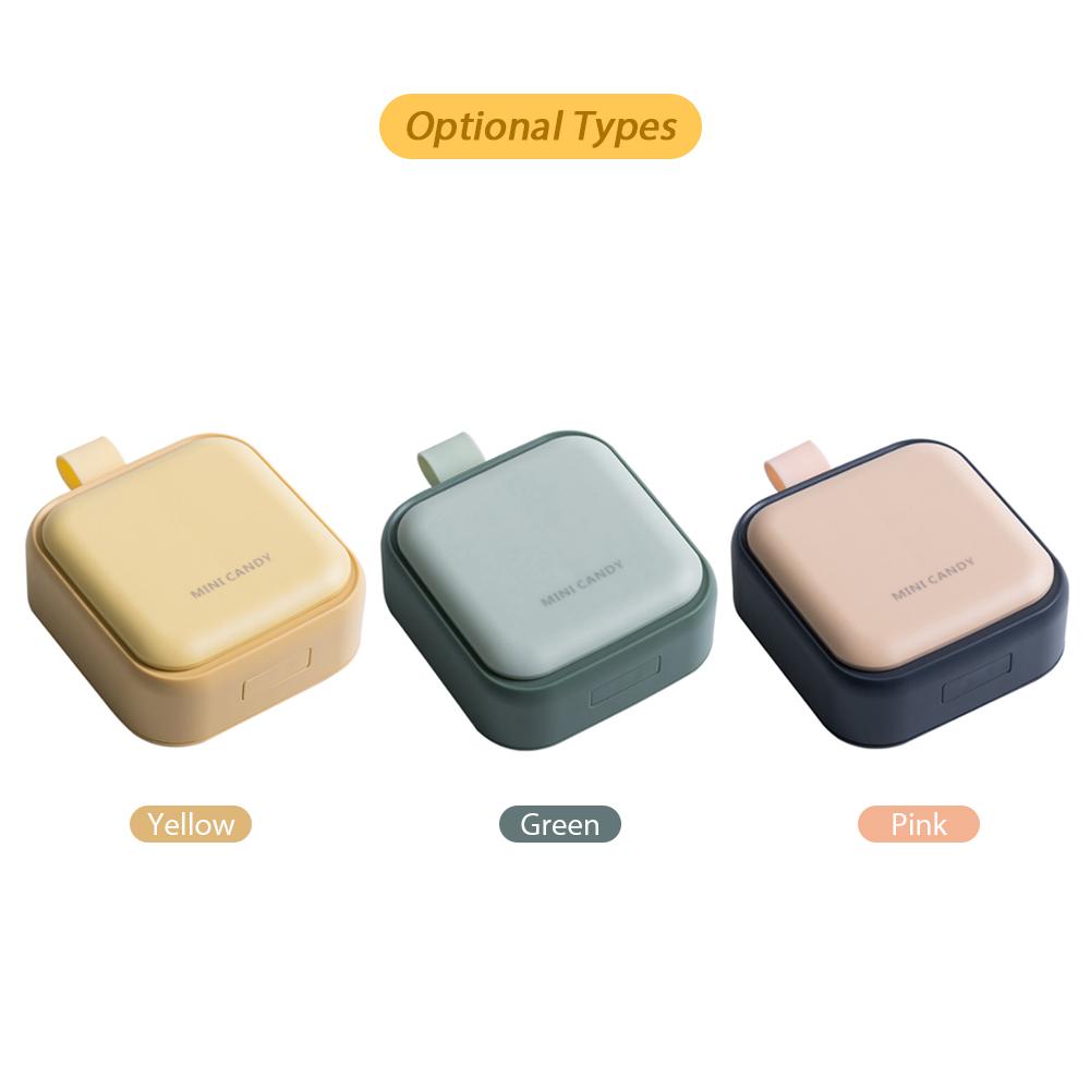 Medicine Box New 4 Compartments Portable Sealed Small Simple Pills Box Weekly Medicine Case Carry Pills Medicine Storage