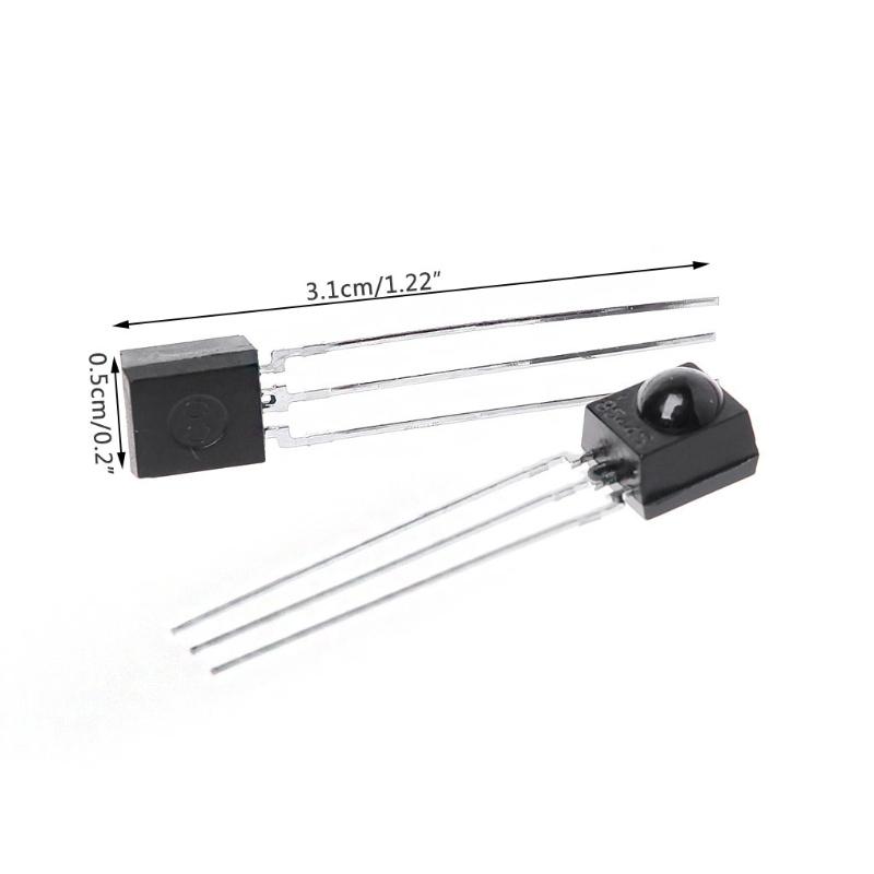 Set 2 Mô Đun Tia Hồng Ngoại Bonjour Dip-3 Ic Tsop4838 Ir 38khz Chuyên Dụng