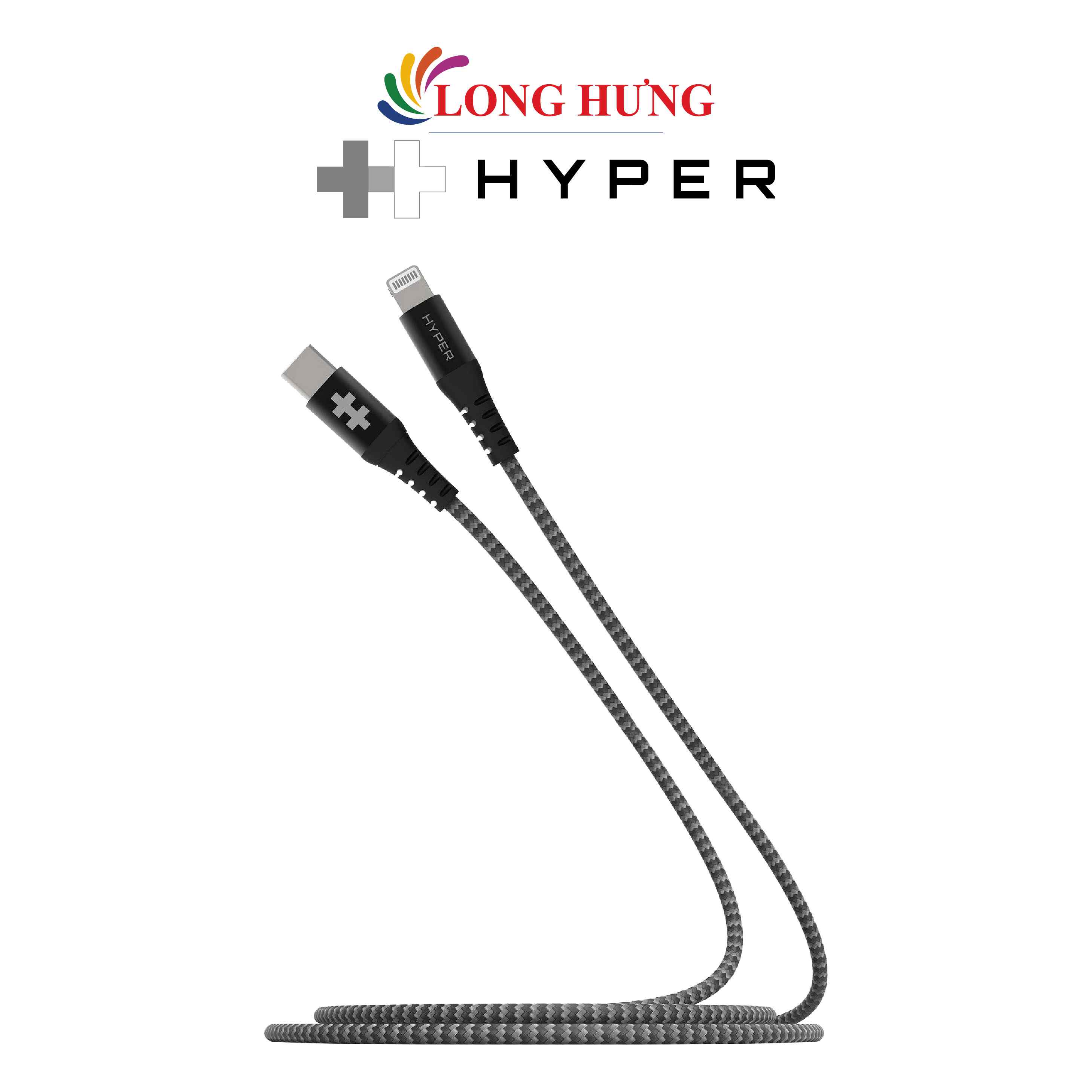 Hình ảnh Cáp USB Type-C to Lightning HyperDrive Touch 2m MFI HD-CLB523 - Hàng chính hãng