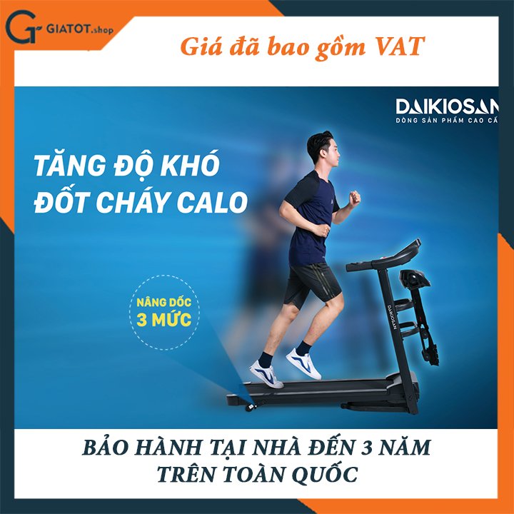 Máy chạy bộ đa năng chính hãng Daikiosan DVCB-00002 cao cấp