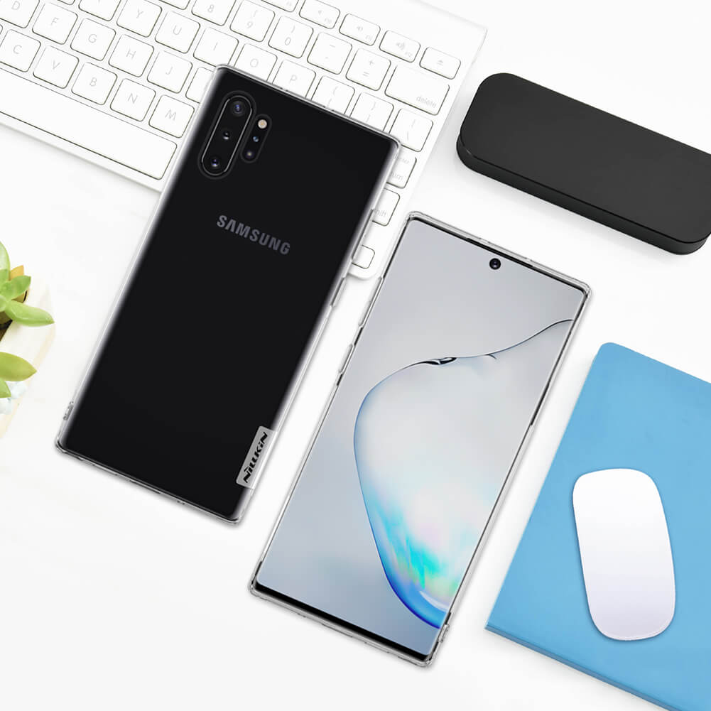 Ốp Lưng Dẻo Silicon Trong Suốt cho Samsung Galaxy Note 10 Plus, Samsung Galaxy Note 10 Plus 5G Hiệu Nillkin - Hàng chính hãng.