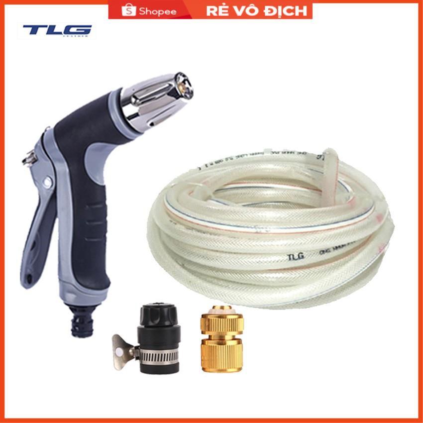 Bộ dây và vòi xịt tăng áp rửa xe tưới cây 3-5M 206817