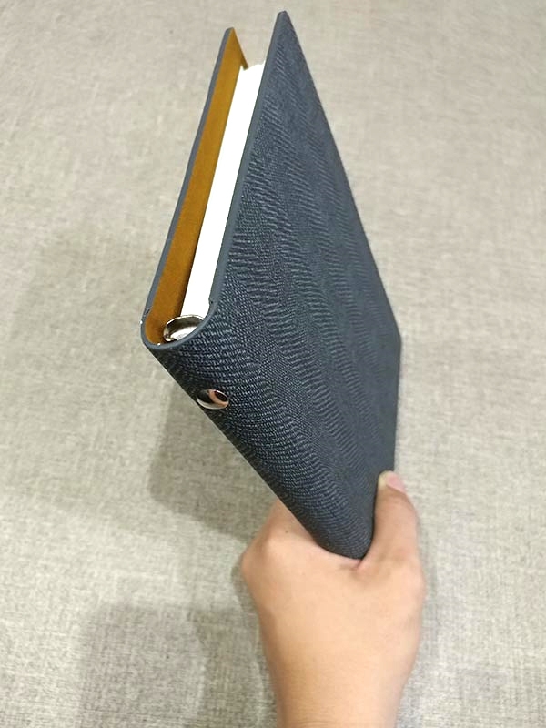 Sổ Bìa Da SC 06-19 - Mẫu 2 - Màu Xám