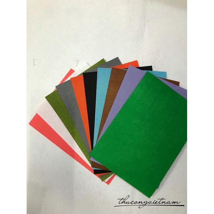 Vải nỉ bộ 10 tấm - 15x21cm