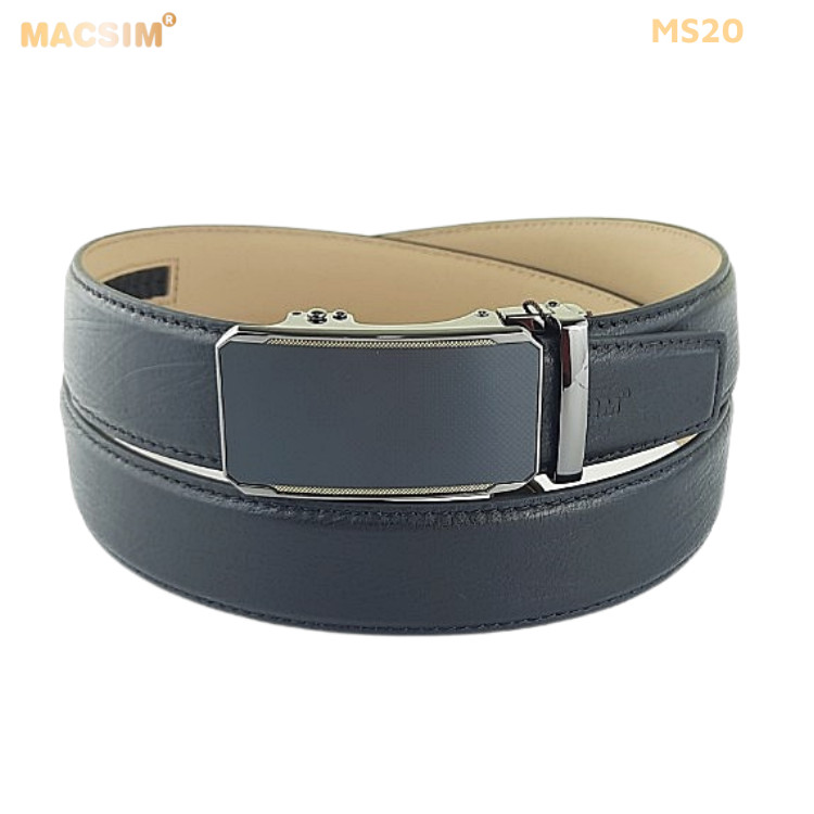 Thắt lưng nam da thật cao cấp nhãn hiệu Macsim MS20