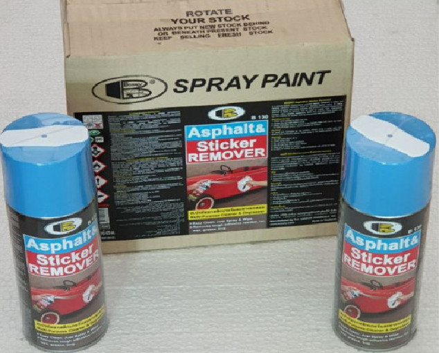 Chai xịt tẩy keo decal, băng dính, keo dán, nhựa đường.. Asphalt & Sticker Remover - Bosny B130 - 435 cc - nhập khẩu Thái Lan