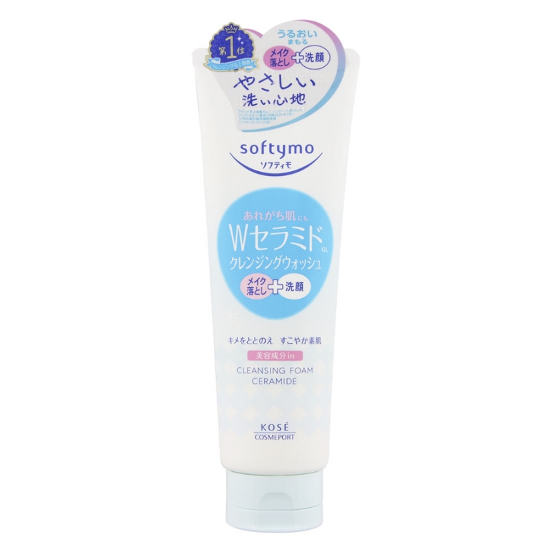 Sữa Rửa Mặt Tạo Bọt Dưỡng Ẩm Bổ Sung Ceramide Softymo Kose Nhật Bản