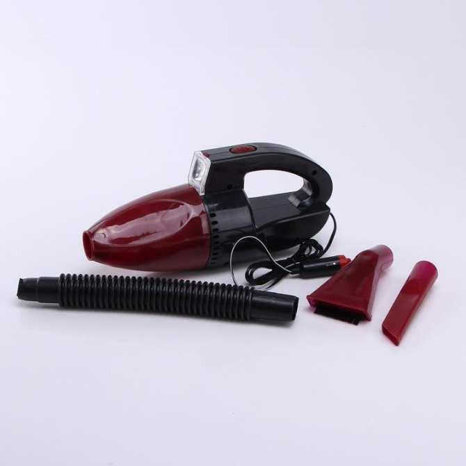 Máy Hút Bụi Xe Hơi Có Đèn Led Vacuum Cleaner Cao Cấp - Hút Bụi Ô Tô Cầm Tay Dây Mini Giá Rẻ Hộp Đỏ