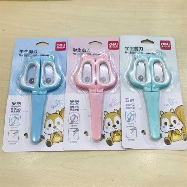 Kéo Học Sinh Deli 138mm 6061