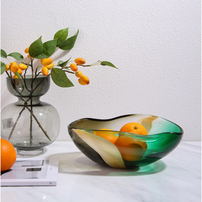 Tô trái cây BANGLE GLASS FRUIT BOWL