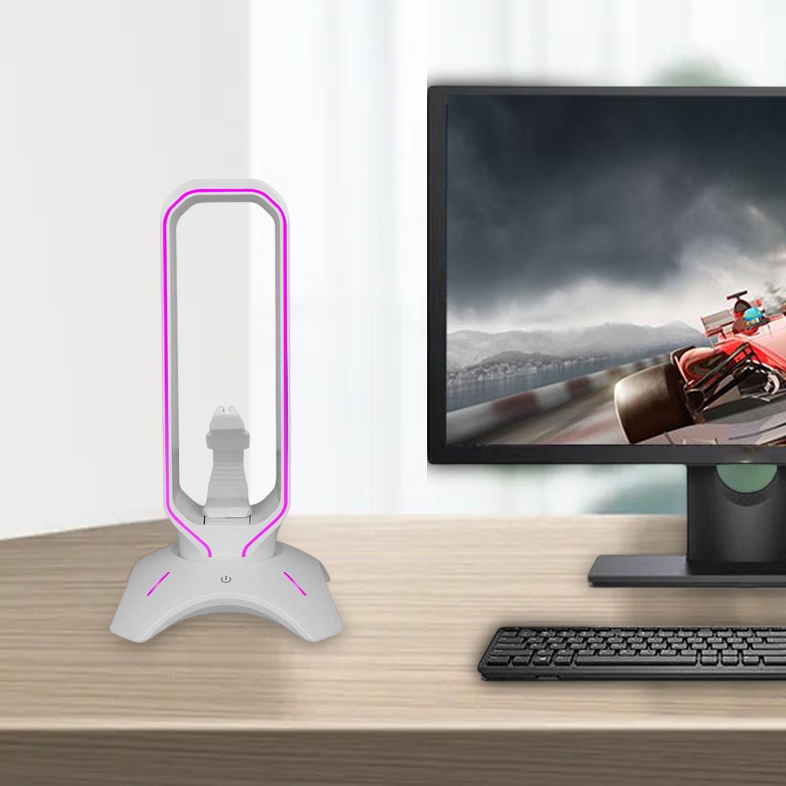 Headset Holder Earphone Stand RGB Light PC Accessories for All Headsets