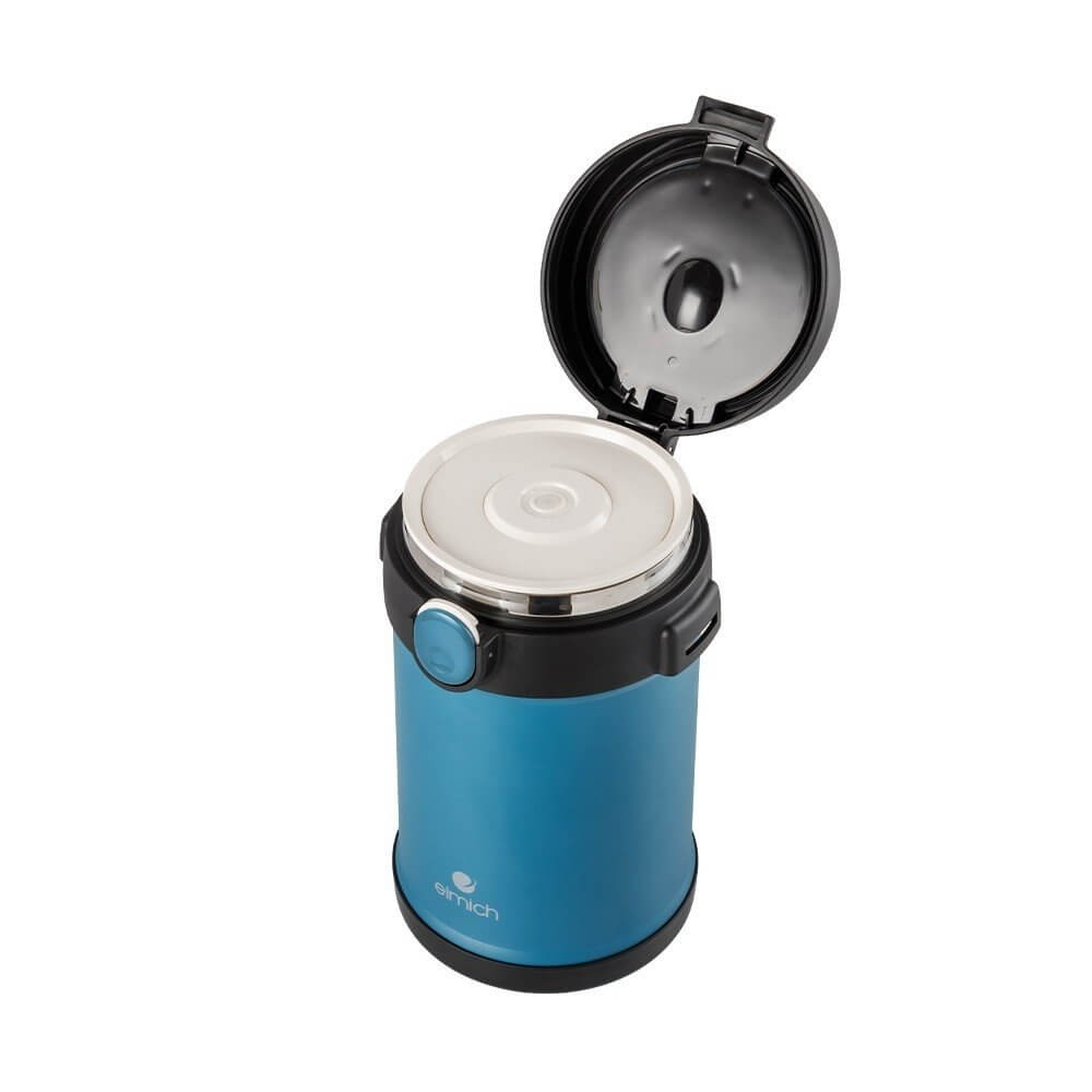 Hộp cơm giữ nhiệt inox 304 Elmich EL8303 2L, Hàng chính hãng, gồm 3 hộp, có túi đựng - JoyMall