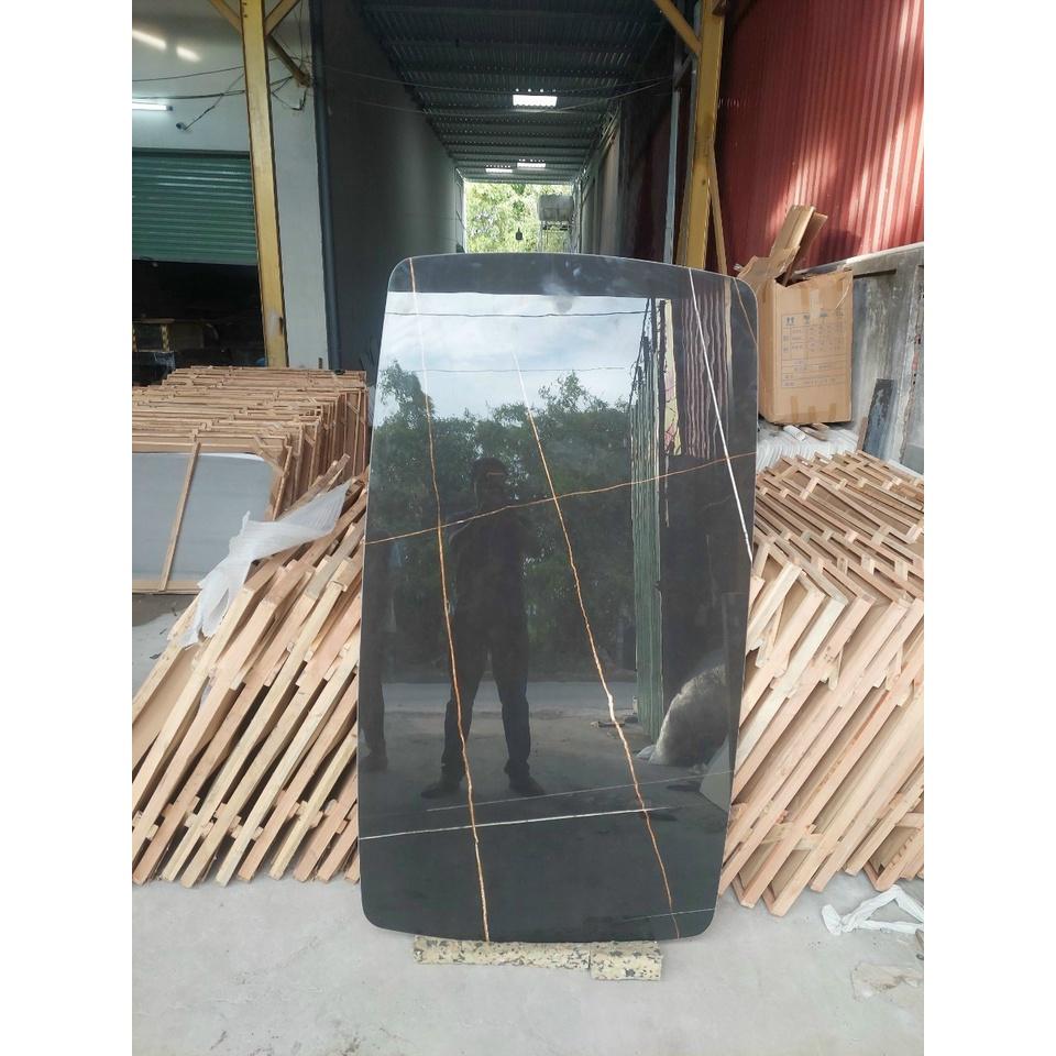 Bàn sofa, bàn trà mặt đá, chân sắt sơn tĩnh điên Tầm Nhìn Mới Ms