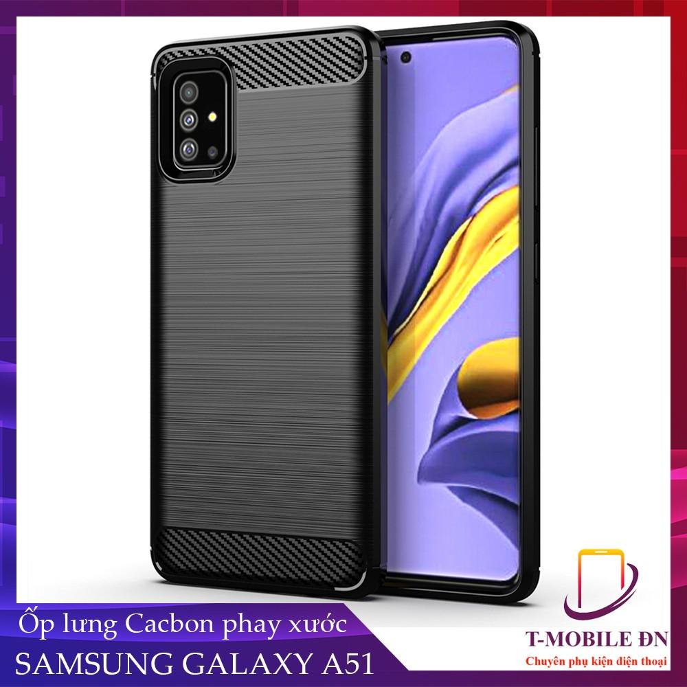 Ốp lưng cho Samsung A12 A01 A11 A21S A31 A51 A71 dẻo phay xước chống sốc chống vân tay