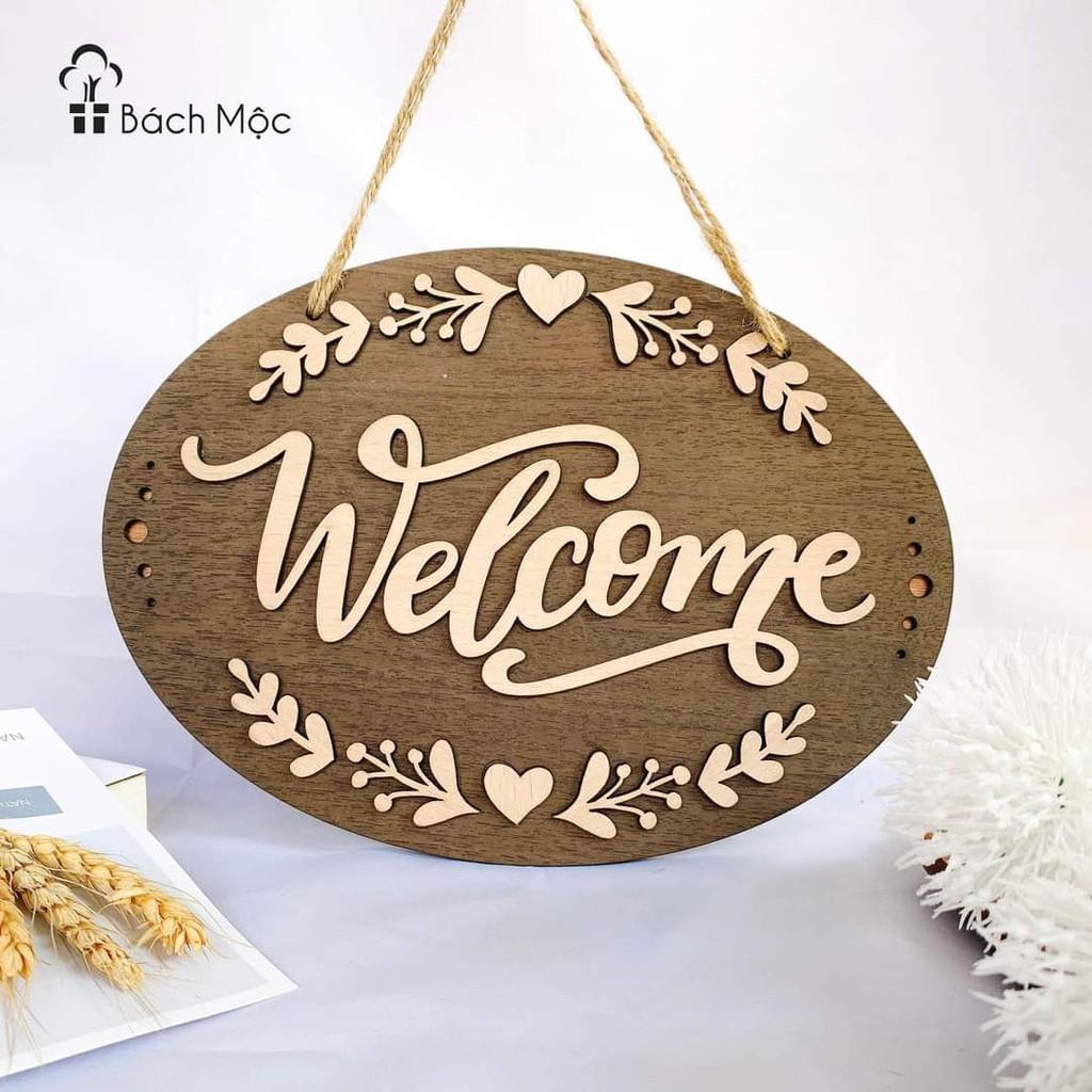 Bảng gỗ decor, bảng gỗ wellcome