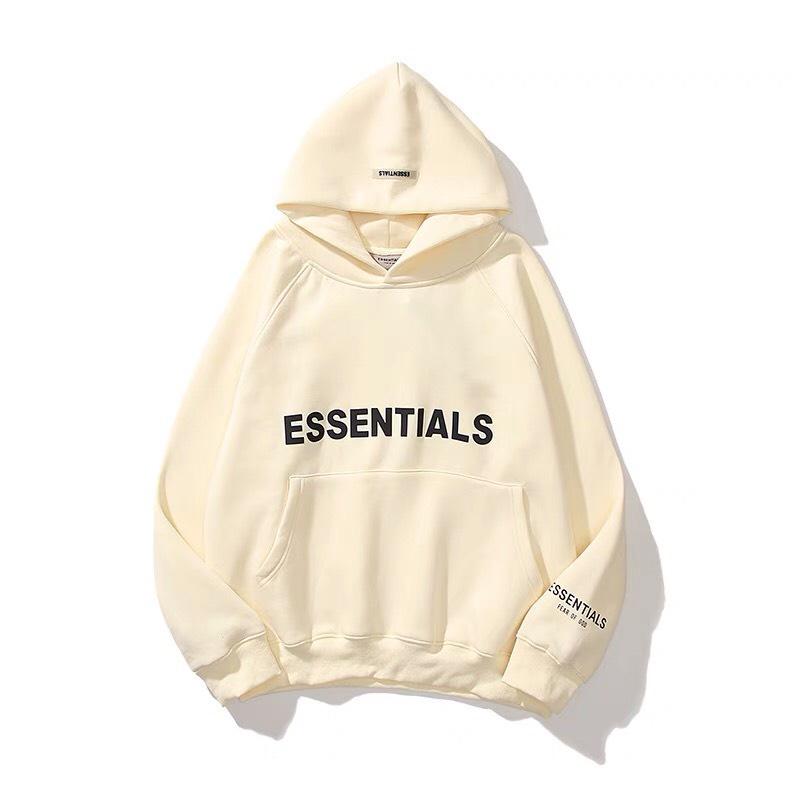 Áo Khoác Hoodie Nỉ Có Mũ Form Rộng ESSENTIALS Nhiều Màu Unisex Nam Nữ Ulzzang, Áo hoodies sweater phản quang cực đẹp có mũ tôn dáng pc cho các bạn trẻ phong cách hàn quốc