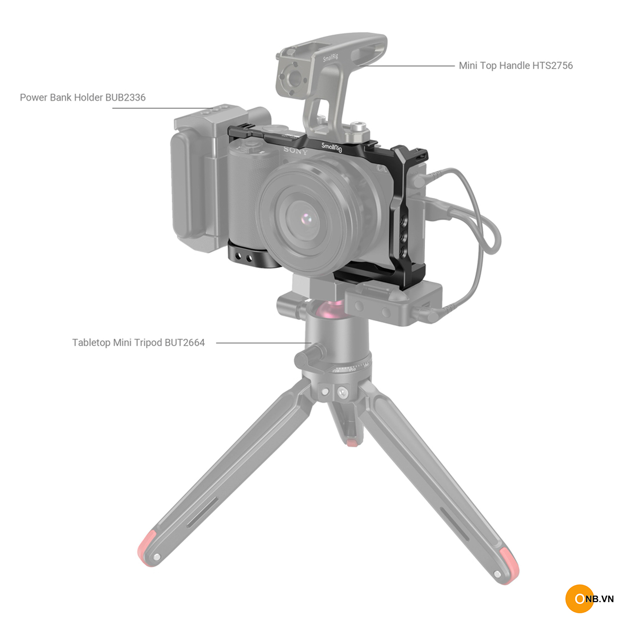 SmallRig Cage for So-ny ZV-E10 3531 - Khung Vlog cho ZV-E10