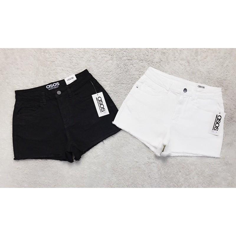 QUẦN SHORT TRẮNG ĐEN LAI TUA 26-30