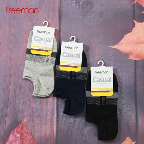 Combo 3 đôi Tất vớ ngắn dưới mắt cá, chất liệu cotton FREEMAN
