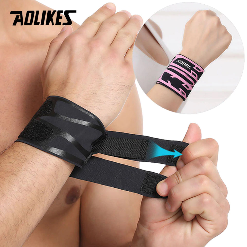 Bộ 2 băng cổ tay thể thao AOLIKES A-7930 Sport wrist protector